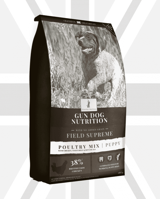 Hunters Natural Field Supreme Poultry Mix Puppy Puppies Active Junior Working Dog Feed Food Complete